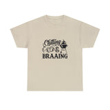 South African Chilling and Braaing Shirt,  Afrikaans / Braai Unisex Heavy Cotton Tee