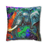 African Elephant Pillowcase Cover only - no filling is included