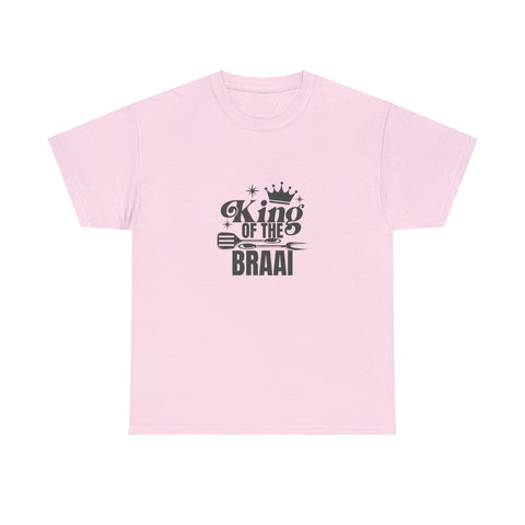 King of the Braai Afrikaans South African t-shirt Unisex Heavy Cotton Tee