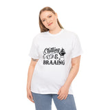 South African Chilling and Braaing Shirt,  Afrikaans / Braai Unisex Heavy Cotton Tee