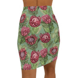 South African Protea Women's Mini Skirt