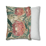 South African Protea Spun Polyester Pillowcase -Pillow not included