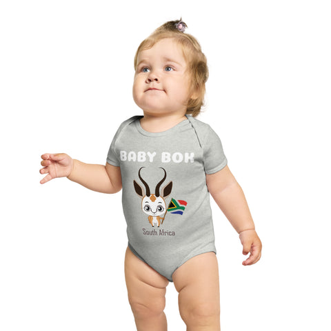 Baby Bokkie Short-sleeved Baby Bodysuit South Africa Babygrow Short Sleeve Baby Bodysuit