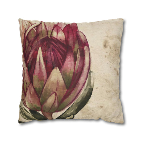 South African Protea Pillowcase Cover only - no filling is included