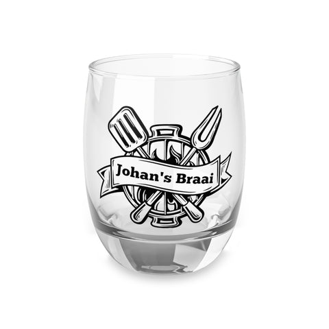 Personalised South African Braai Glass Whiskey Glass