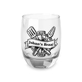 Personalised South African Braai Glass Whiskey Glass