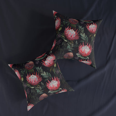 South African Protea Square Pillow