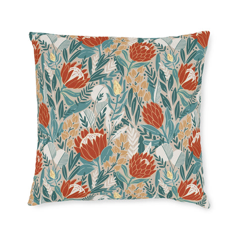 South African Protea Square Pillow