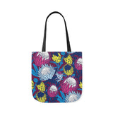 South African Protea Polyester Canvas Tote Bag