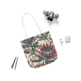 South African Protea Polyester Canvas Tote Bag