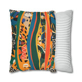 African abstract animal print Pillowcase Cover only - no filling is included