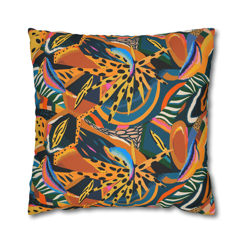 African abstract animal print Pillowcase Cover only - no filling is included