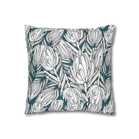 South African Protea Pillowcase Cover only - no filling is included