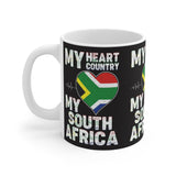 Love South African Flags 11oz Coffee Mug