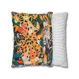 African abstract people and animal print Pillowcase Cover only - no filling is included