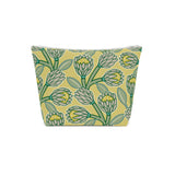 South African Protea Cotton Cosmetic Bag