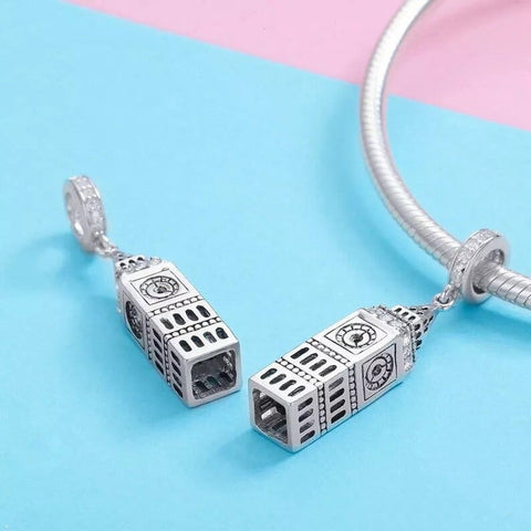 Big Ben Charm, London England Charm, Clock Tower Charm, Travel Charm, London Souvenir, Europe Travel Gifts, Fits European Bracelets