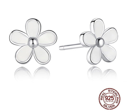 Darling Daisies Stud Earrings  925 Sterling Silver