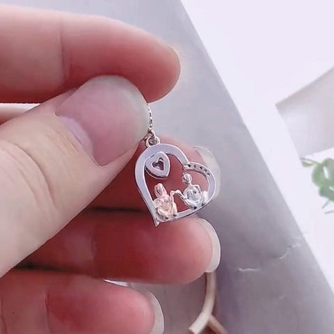 Best Friends Forever Heart Charm 925 Sterling Silver, Sisters By Heart Jewelry, Friendship Sister dangle charm