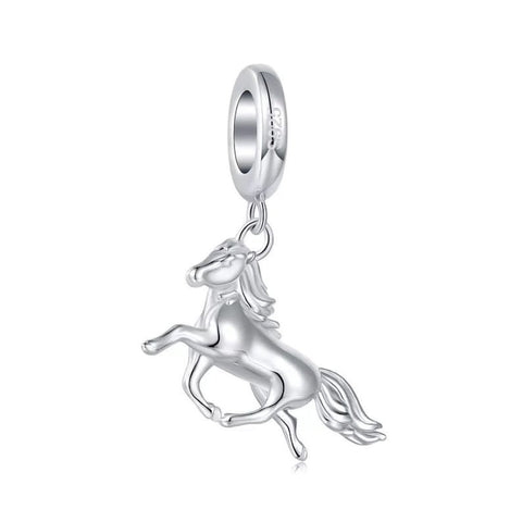 Horse charm, Love For Horses Bracelet Charm European style, 925 Sterling Silver, Horse Jewelry Horse Lover Gift Horse Keepsake Horse Pendant