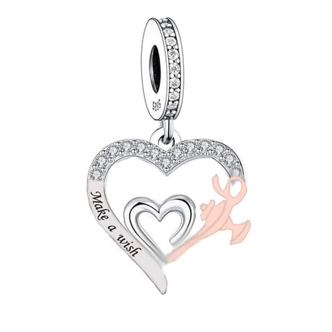 Make A Wish  Aladdin's The Genie Make a Wish Dangle Charm Bead S925 Sterling Silver - Fits all Charm Bracelets