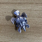 Cute Turtle Charm, 925 Sterling Silver, Turtle Jewelry, Turtle Lover Gift, Turtle Bracelet Charm, Turtle Pendant, Tortoise Charm