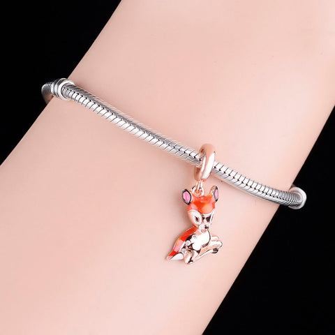 Bambi Deer Genuine Brand New S925 Sterling Silver 'I Love You Forever'Dangle Charm Fits all Charm Bracelets