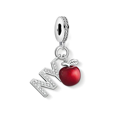 USA Dangle New York 925 Silver Charm European style Bracelet, Necklace charm, 925 Charm, Gifts for her Big Apple