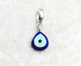 Evil Eye Protection Charm European style Bracelets, 925 Sterling Silver, Evil Eye Jewelry, Evil Eye Gift, Nazar Evil Eye Bracelet Charm