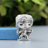 Singing Elvis Presley Charm pendant  solid 925 sterling Silver Charm European style Bracelet Necklace