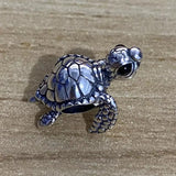 Cute Turtle Charm, 925 Sterling Silver, Turtle Jewelry, Turtle Lover Gift, Turtle Bracelet Charm, Turtle Pendant, Tortoise Charm