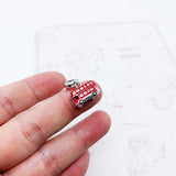 Red London Bus Charm Bus charm 925 Sterling Silver  Charm Bead - Perfect Gift Idea for a loved one - Fits Charm Bracelets