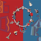 Circus Theme Performance Charm , Fun Fair charm 925 Silver Charm Fits European Bracelet Necklace European Charm, Circus charm