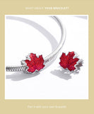 Canadian charm, Autumn Charm Maple leaf  Charm 925 Sterling Silver, Canada Travel Vacation Jewelry,  Canada Souvenir Keepsake