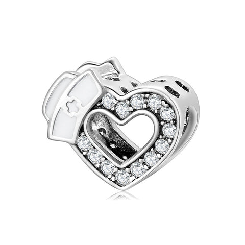 Nurse Hat Charm 925 Sterling Silver-Nurse Appreciation-Thank You-Nurse Jewelry Gifts