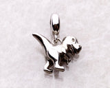 Dinosaur Retro Classic Charm 925 Silver Charm European style Bracelet, Necklace charm, Gifts for her, Dino Charm