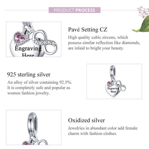 Engraved "Happy 21st Birthday", 21st Birthday charm 925 Sterling Silver Landmark Birthday Fits all Charm Bracelets Heart charm