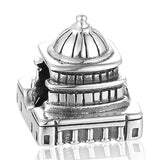 USA United States Capitol Charm, Capitol Building Charm, 925 Sterling Silver Charms, Bracelet Charms, USA Charm