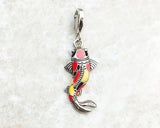 Koi Carp charm, Brand New S925 Sterling Silver Symbol of luck, Prosperity and Good Fortune 925 Sterling Silver Fits all Charm Bracelets