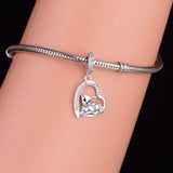 Chihuahua - Puppy Love, Genuine Brand New S925 Sterling Silver Dangle Charm - Fits all Charm Bracelets