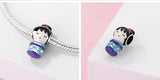 Anime charm Japanese Geisha Enamel Bead Charm Japanese Culture Charm,Japan Charm, Patriotic Jewelry, Japanese Culture Charm