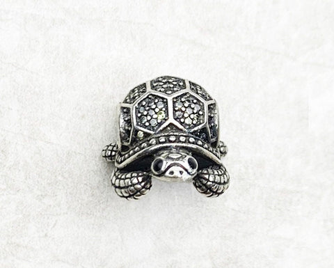 Turtle Charm, 925 Sterling Silver, Turtle Jewelry, Turtle Lover Gift, Turtle Bracelet Charm, Turtle Pendant, Tortoise Charm