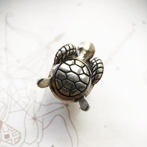 Turtle Charm, 925 Sterling Silver, Turtle Jewelry, Turtle Lover Gift, Turtle Bracelet Charm, Turtle Pendant, Tortoise Charm