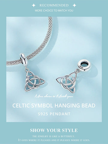 Celtic Knot Retro Snake Charms European style Bracelets, Bracelet Charm Religious charm, Celtic Knot Charms, snake charm