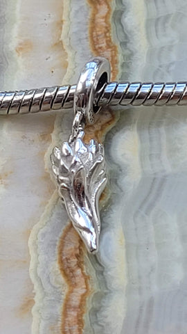 South African Protea Charm 925 Silver Charm European style Bracelet Necklace Charm 925 Charm African Protea charm South African charm