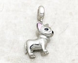 Chihuahua charm - Dog charm Puppy Love, Genuine Brand New S925 Sterling Silver Dangle Charm - Fits all Charm bracelets Bracelets