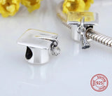 Graduation Cap Degree Charm Scholar Cap charm 925 Silver Sterling Silver Charms Gifts for her