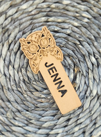 Owl Wooden Personalized Bookmark, Gifts For Teacher, Custom wood Bookmark, Gifts For Readers, Cute Bookmark, Gift For Women, Aesthetic